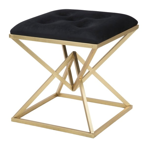Stol v črno-zlati barvi Mauro Ferretti Piramid-image-1