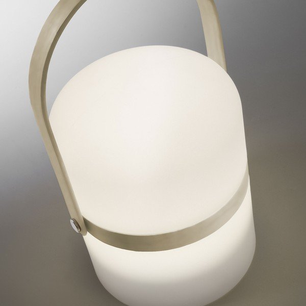 Bela zunanja svetilka Kave Home Janvir, višina 26,5 cm-image-1