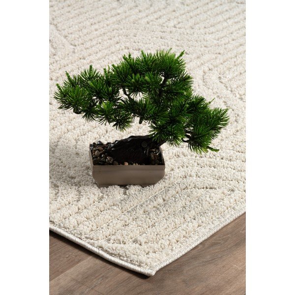 Kremno bela pralna preproga 200x300 cm Loopy – Mila Home-image-2