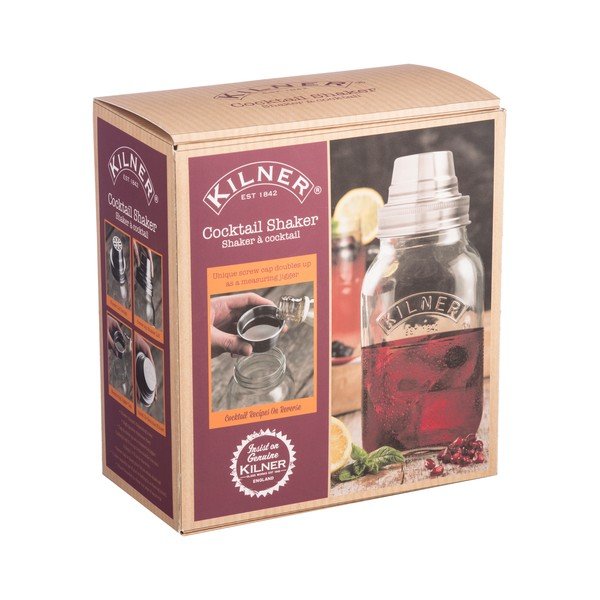 Stekleni šejker za koktajle Kilner, 1 l-image-1