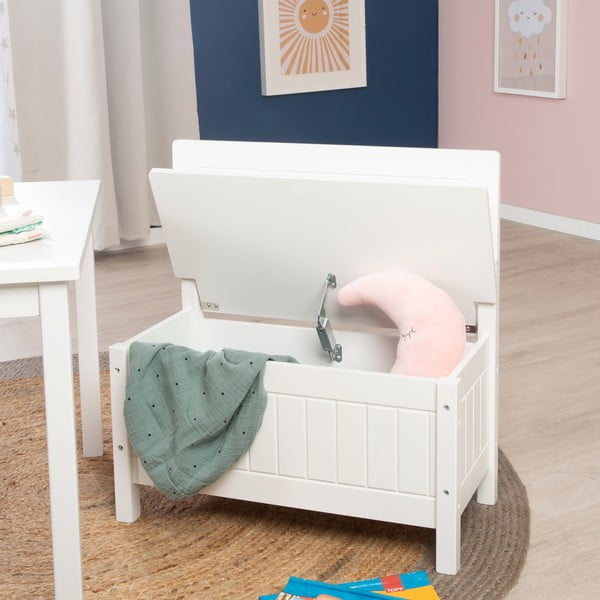 Bela otroška klop – Roba-image-1