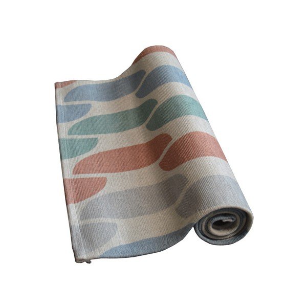 Floorita Halfmoon sivo-modra preproga, 60 x 115 cm-image-2