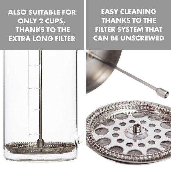 Apart za kavo Frech press Klarstein Ristretto-image-4