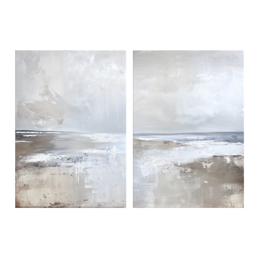 Slike z elementi ročne poslikave v kompletu 2 ks 50x70 cm Breeze