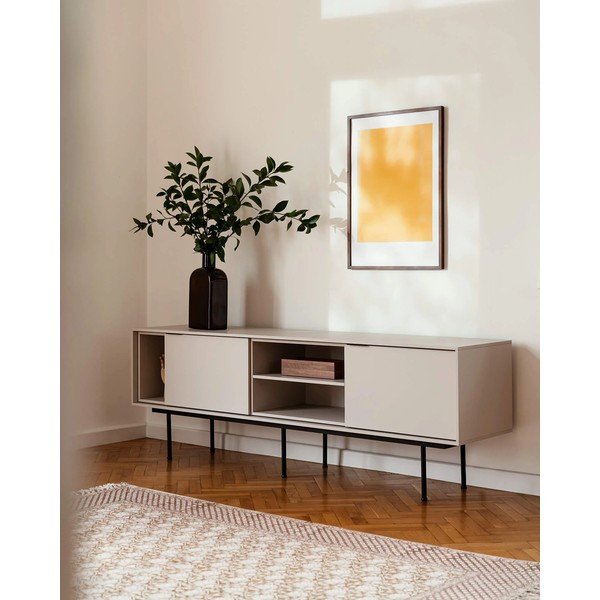 Sivo-bež TV omarica 189x61x42 cm Mod – noo.ma-image-1