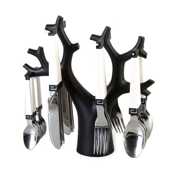 24-delni set jedilnega pribora s stojalom Vialli Design-image-2