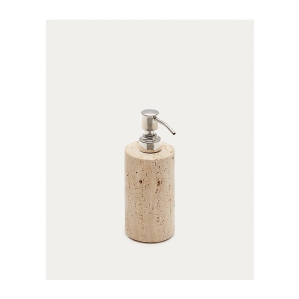 Bež kamnit dozirnik za milo Macre – Kave Home-image-2