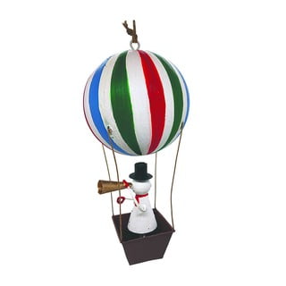 Viseči božični okrasek Snowman in Airballoon - G-Bork
