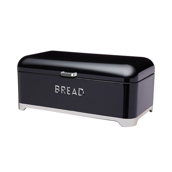 Črna škatla za kruh Kitchen Craft Lovello