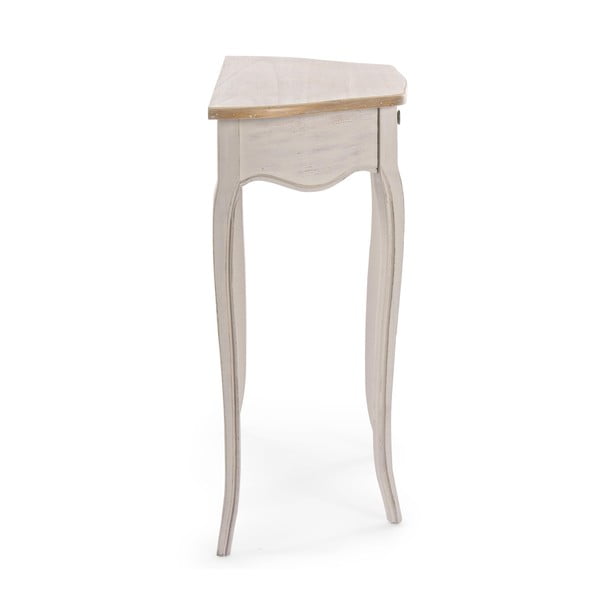 Kremno bela stranska mizica 35x80 cm Clarisse – Bizzotto-image-3