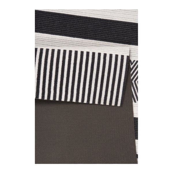 Črno-siva preproga Zala Living Cook & Clean Urban, 45 x 140 cm-image-1