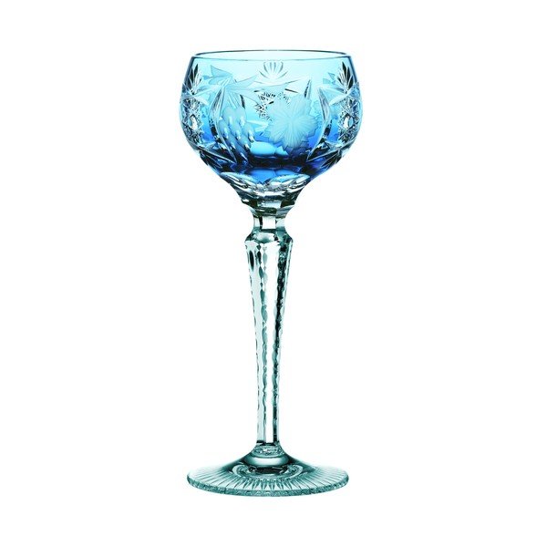 Turkizen kozarec za vino iz kristalnega stekla Nachtmann Traube Wine Hock Aquamarine, 230 ml
