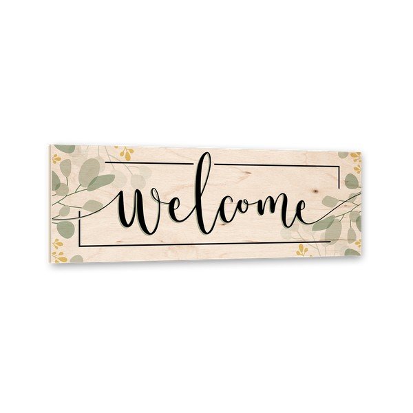 Stenska dekoracija Styler Welcome, 25 x 70 cm-image-2