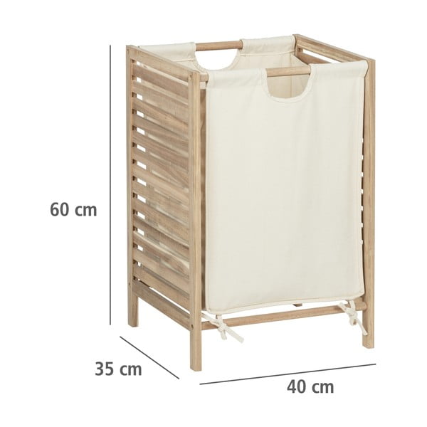 Lesen koš za perilo v naravni barvi 48 l Acina – Wenko-image-2