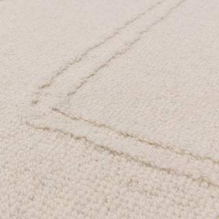 Kremno bela ročno tkana volnena preproga 120x170 cm Ada – Asiatic Carpets