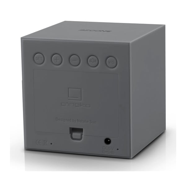 Siva LED budilka Gingko Gravity Cube-image-4