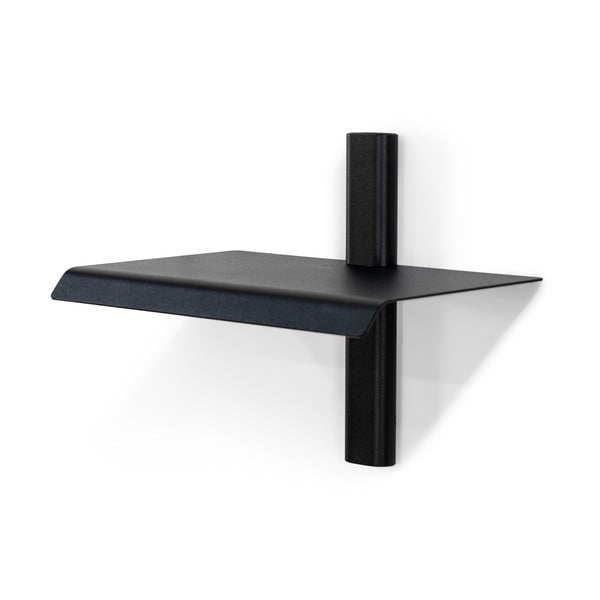 Črna kovinska polica 28 cm Hola – Spinder Design-image-3