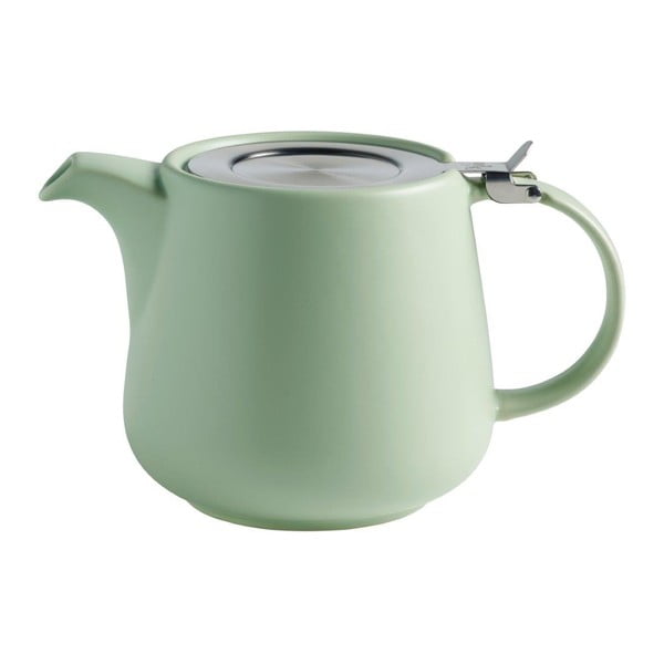 Zelen porcelanast čajnik s cedilom Maxwell & Williams Tint, 1,2 l