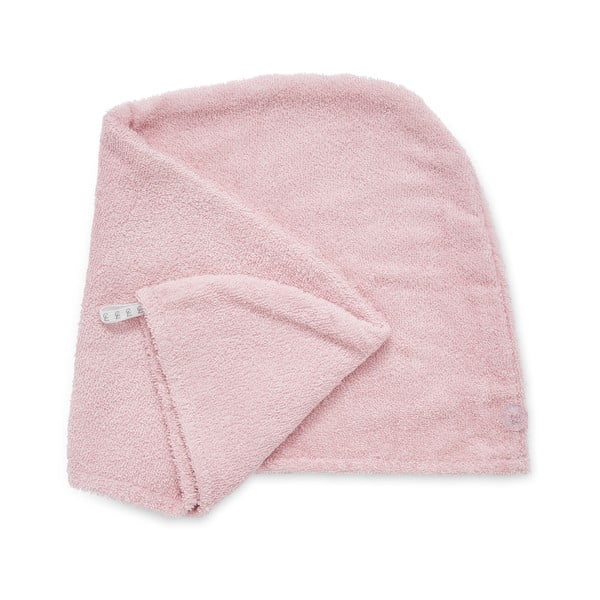 Rožnate hitro sušeče bombažne brisače za lase v kompletu 2 ks 20x13 cm Quick Dry – Catherine Lansfield-image-2