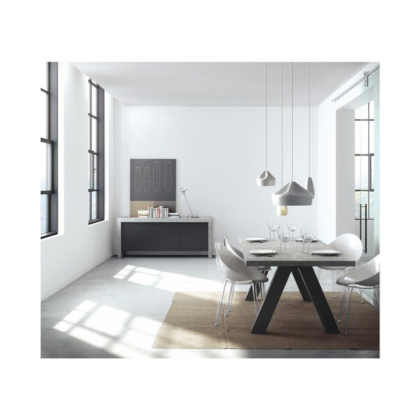TemaHome Apex siva jedilna miza-image-1