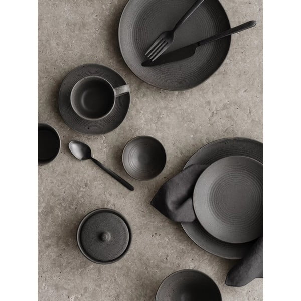 Črn pribor iz nerjavečega jekla 16 ks Stella – Blomus-image-1