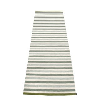 Zelen/kremno bel zunanji in notranji tekač 70x240 cm Teo Sage – Pappelina