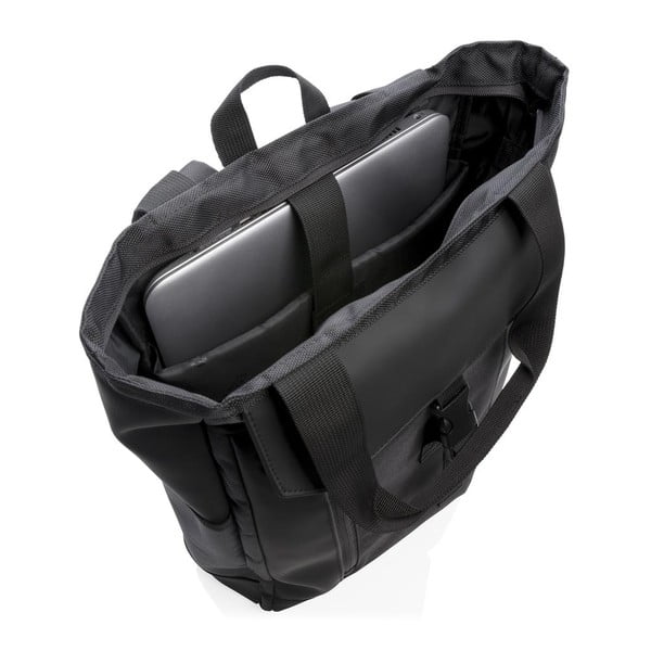 Črn nahrbtnik za prenosni računalnik 15'' Swiss Peak, 16 l-image-2