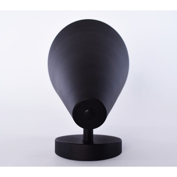 Črna stenska svetilka SULION Lisboa, višina 16 cm-image-2