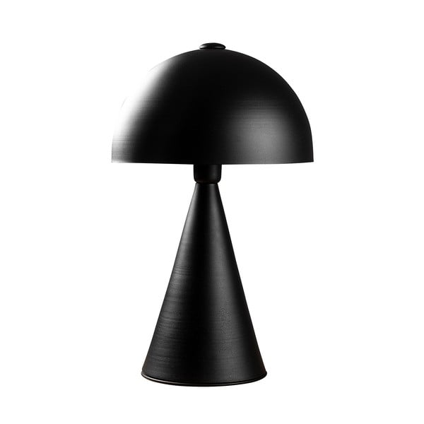 Črna namizna svetilka s kovinskim senčilom (višina 52 cm) Dodo – Opviq lights