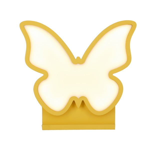 Rumena otroška namizna svetilka Butterfly – Candellux Lighting