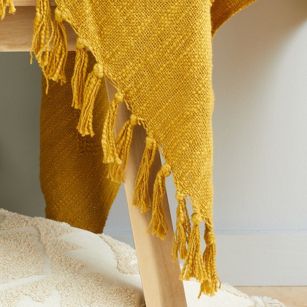 Rumena/oranžna bombažna odeja 137x170 cm Kabeli – Pineapple Elephant-image-2