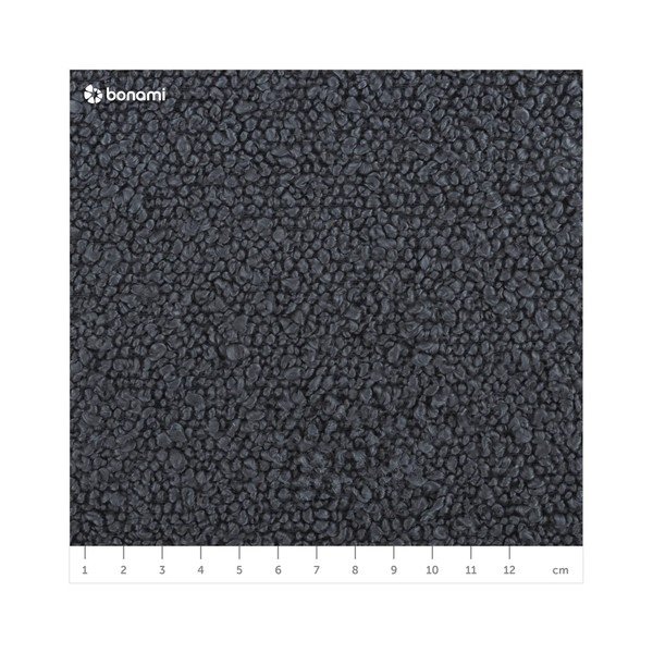 Temno siv tabure iz tkanine bouclé Molino – Micadoni Home-image-4