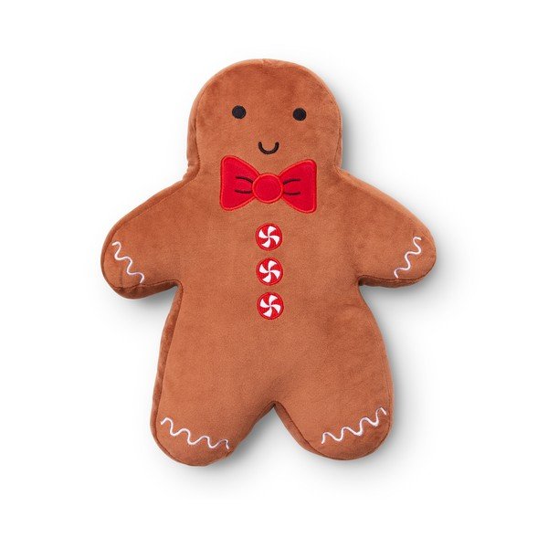 Žametna okrasna blazina z božičnim motivom 28x37 cm Gingerbread – Catherine Lansfield-image-2