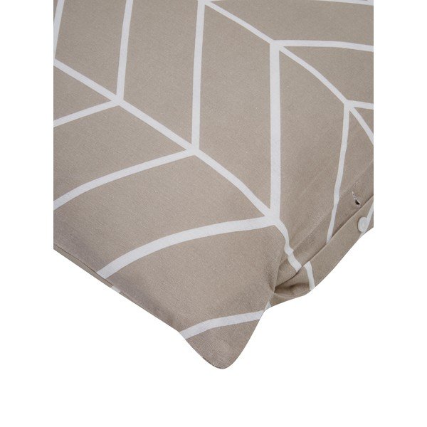 Bež flanelna posteljnina Westwing Collection Yule, 155 x 220 cm-image-1