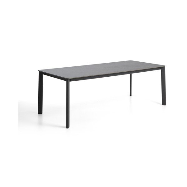 Vrtna miza s kamnito mizno ploščo 100x220 cm Anafi – Kave Home