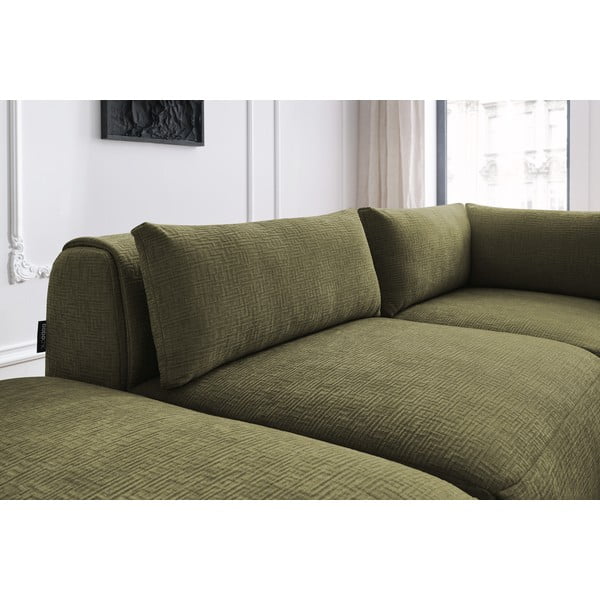 Zelen kotni kavč (obojestranski) Jeanne - Bobochic Paris-image-1