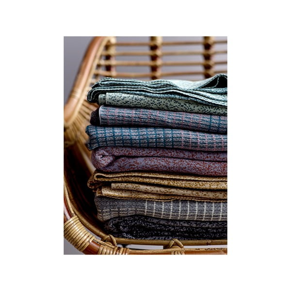 Siva bombažna odeja Södahl Alice, 130 x 170 cm-image-2