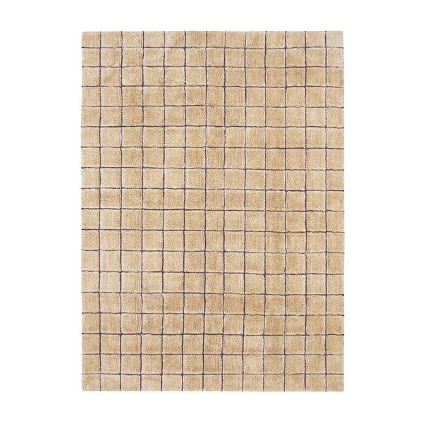 Jantarna ročno tkana volnena preproga 230x300 cm Mosaic Amber – Lorena Canals