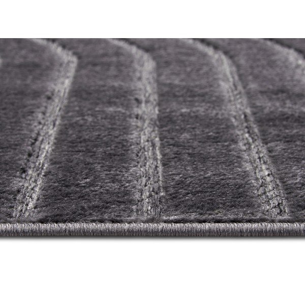 Antracitno siva preproga 67x120 cm Iconic Wave – Hanse Home-image-2