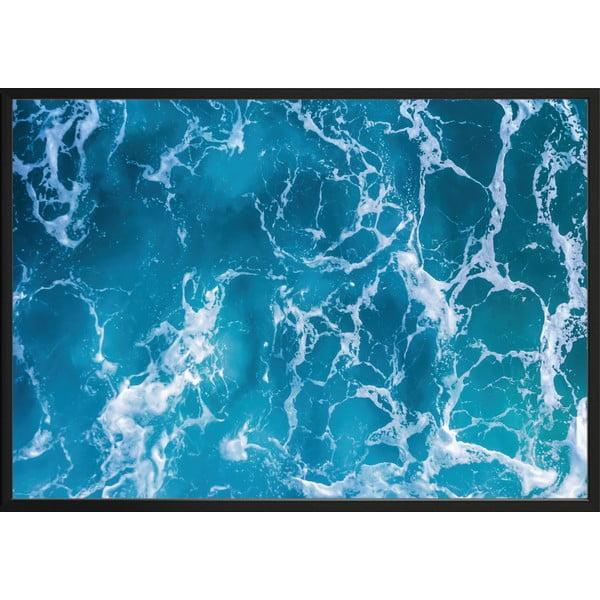 Stenski plakat v okvirju OCEAN/BLUE, 50 x 70 cm