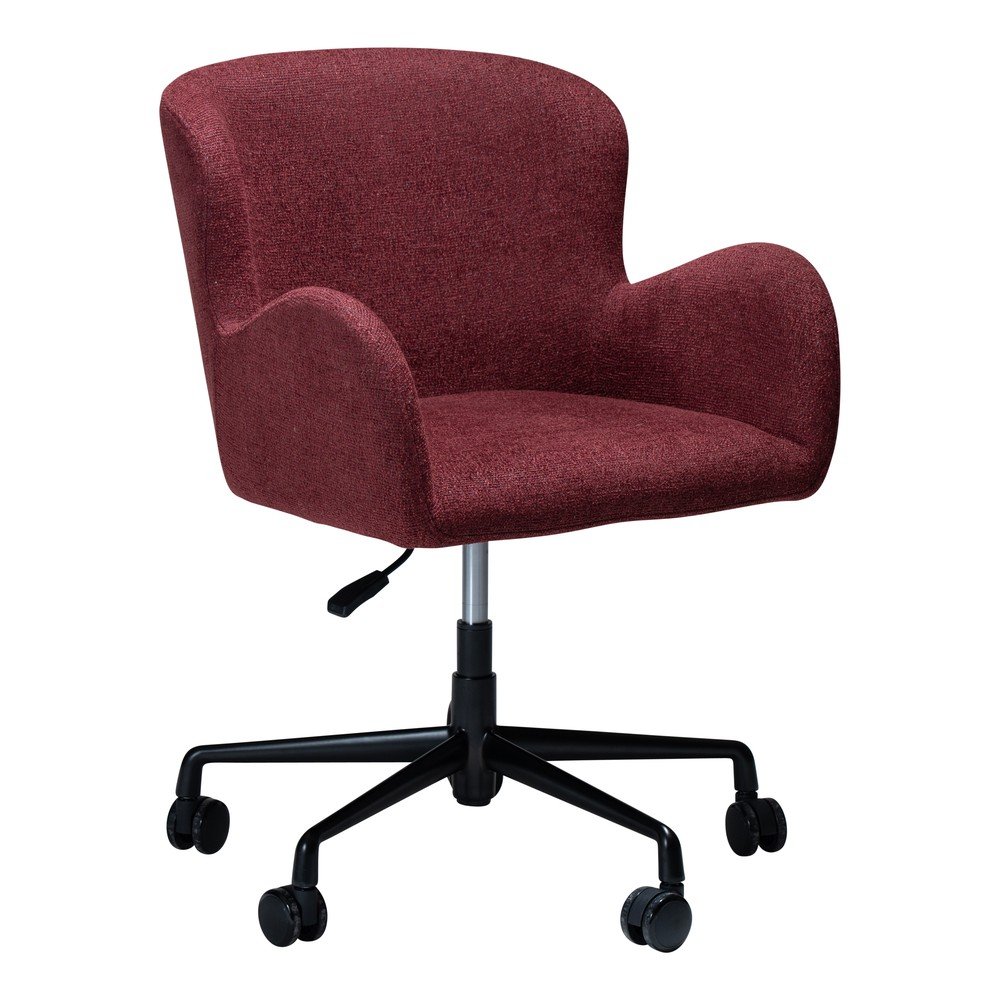 Bordo rdeč pisarniški stol Glam