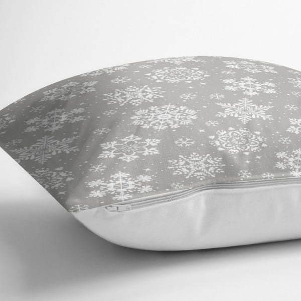 Božična prevleka za okrasno blazino Minimalist Cushion Covers Snowflakes, 42 x 42 cm-image-1