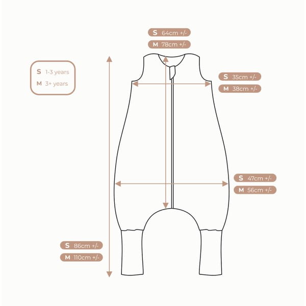 Otroška spalna vreča Apricot - Malomi Kids-image-1