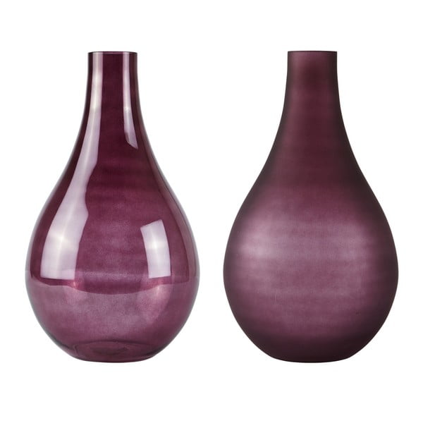 Komplet 2 vaz v barvi bordo Villa Collection