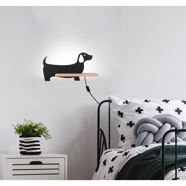 Črna otroška svetilka Dog – Candellux Lighting-image-1