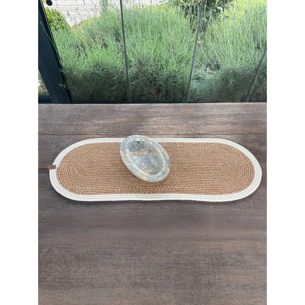 Namizni tekač iz jute 35x100 cm Wicker – Mila Home Luxury-image-2