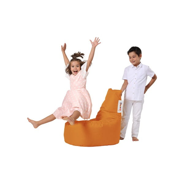 Oranžna otroška vreča za sedenje Baton – Floriane Garden-image-4