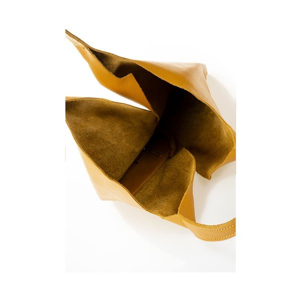 Rumena usnjena torbica Giulia Massari Silvia-image-3