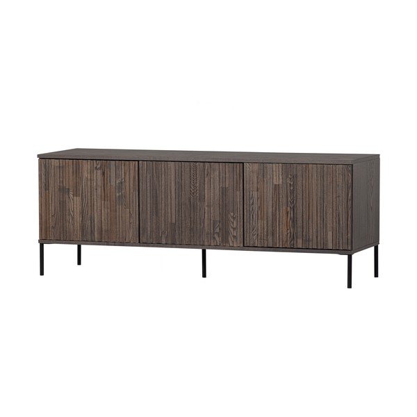 Rjava TV omarica v jesenovem dekorju 150x56x44 cm Gravure – WOOOD-image-2