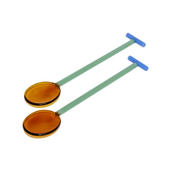 Steklen pribor za solato 2 ks Crave – Hübsch